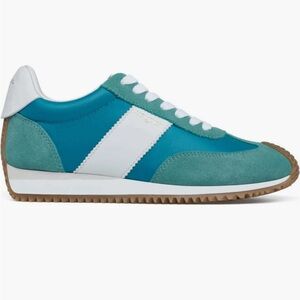 J/SLIDES Lilith Suede and Leather Sneaker (Size: 8.5)